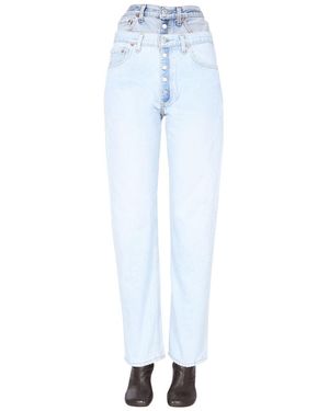 1/OFF Double Waisted Jeans - Blue