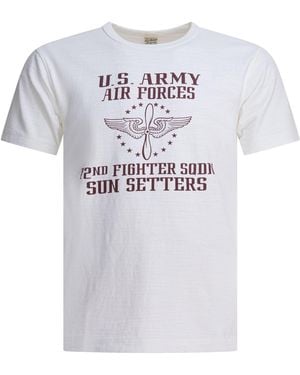 Buzz Rickson's 72Nd Fighter Sq T-Shirts - White