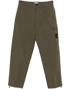 Stone Island Pantalón de la isla de piedra suelta - Verde