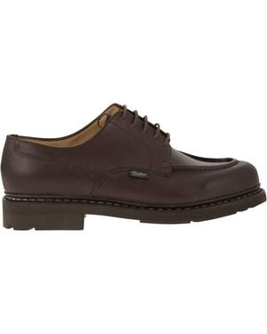 Paraboot Chambord Derby Met Lade - Bruin