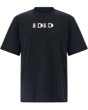 Fendi Optical' T Shirt - Black