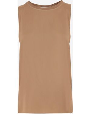 Q-WINS Sleeveless Top - Brown
