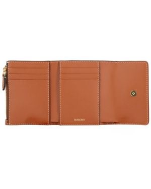 Burberry Portafoglio "Check" - Brown