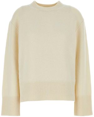 Camilla & Marc Ivory Wool Blend Ash Oversize Jumper - Natural