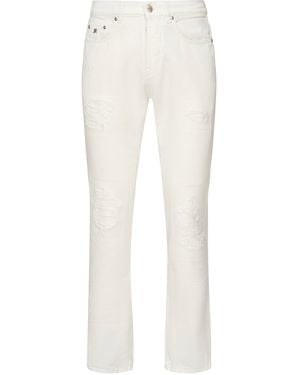 John Richmond Off Regular Fit Jeans - White