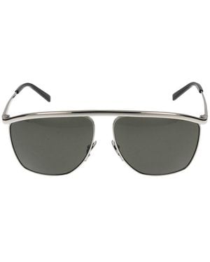 Saint Laurent Sonnenbrille Sl 820 Victoire 001 Silber Silbergrau /13/135