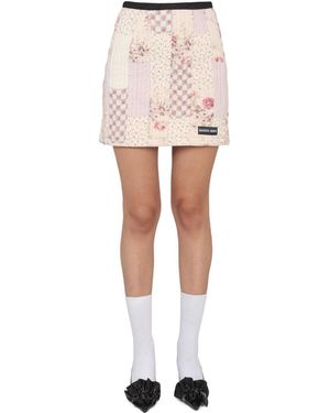 Marine Serre Mariene Serre Mini Boutis Rok - Wit