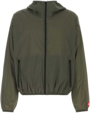 The North Face Tnf Box Packable Hooded Wind Jacke New Taupe - Green