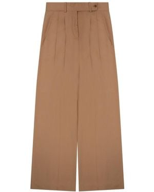Alberta Ferretti Wide-Leg Pants - Brown