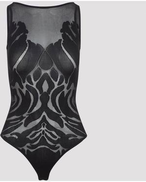Wolford Elegant Sleeveless Bodysuit - Grey