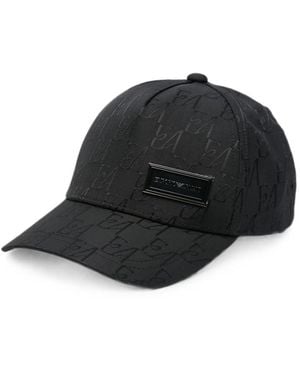 Emporio Armani Logo Baseball Cap - Black