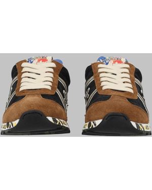 Premiata Will Be Kids Leather & Polyester Sneakers Lucand - Green