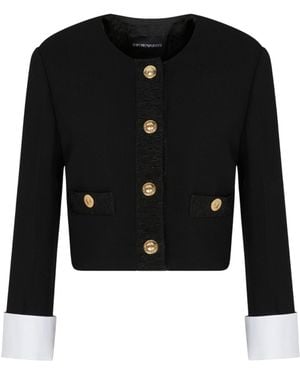 Emporio Armani Jackets - Black