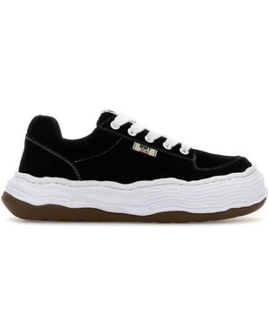 Maison Mihara Yasuhiro Velvet Oliver Trainers - Black