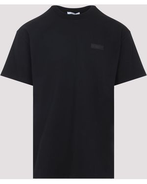 Givenchy Paris Gros Grain Cotton T-Shirt - Black