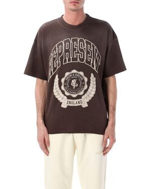 Represent Legacy Crest T-Shirt - Brown