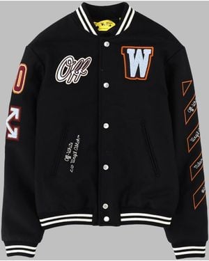 Off-White c/o Virgil Abloh Style Patch Varsity Kids T-Shirt - Black