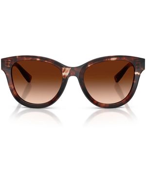 Dolce & Gabbana Sonnenbrille Dg4533 322274 Dunkelrot Braun/Braun Farbverlauf Damen