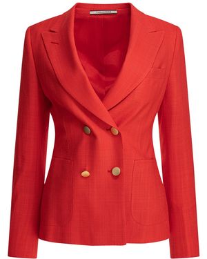 Tagliatore 'Coral' Blazer - Red