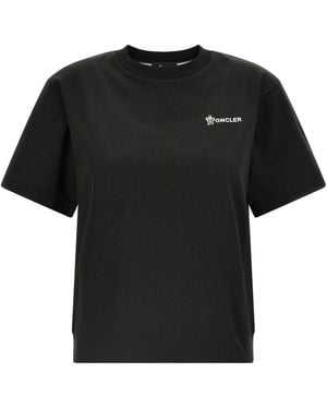 Moncler Embossed Logo T-Shirt - Black