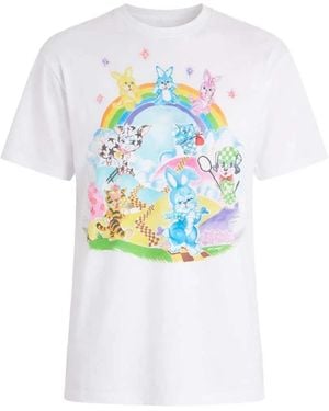 KENZO Print T Shirt - White
