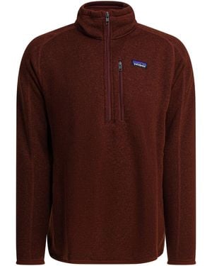 Patagonia "Better Sweater" Sweatshirt mit halbem Reißverschluss - Braun