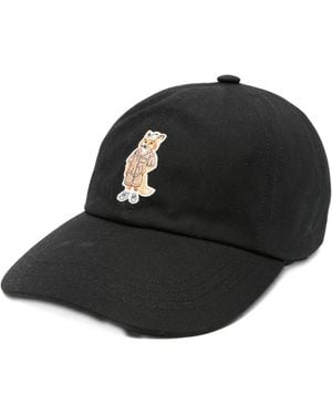 Maison Kitsuné Dressed Fox Baseball Cap - Black