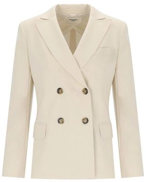 Weekend by Maxmara Colibrí Double Breasted Blazer - Natural
