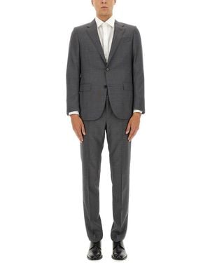 ZEGNA Wool Dress - Gray