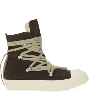 Rick Owens "Concordians Megalace Sneaks" Sneaker - Braun
