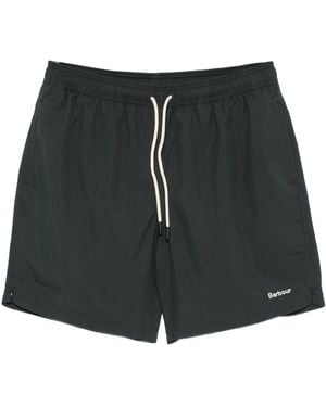 Barbour "Staple Logo 7" Swim Short" - Black