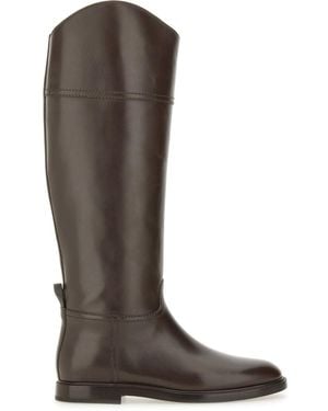 Brunello Cucinelli Leather Boot - Brown