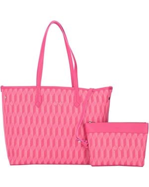 AU DEPART Handtaschen Kalbsleder/Jacquard - Pink