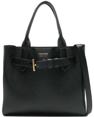 Tom Ford Audrey Schnallen-Einkaufstasche - Schwarz