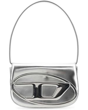 DIESEL Cowhide Shoulder Bag - Grey