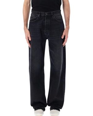 Maison Margiela Faded Straight-Leg Denim Jeans - Black