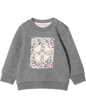 Marni Sweatshirt With Logo - Grey