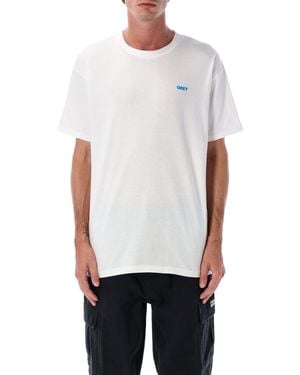 Obey Gehorchen T -Shirts und Polos weiß