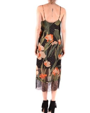 Twinset Kleid Mehrfarbig - Schwarz