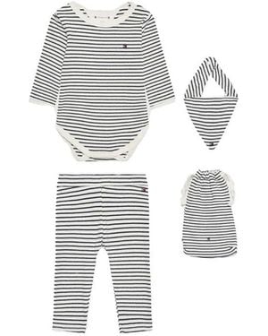 Tommy Hilfiger Tommy Hilfiger Ribbed Cotton Bodysuits - White