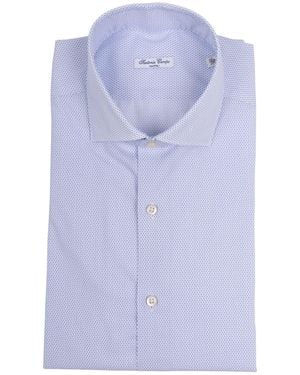 SARTORIA DEL CAMPO-SONRISA Shirt Cotton - Blue