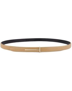 Tom Ford Classic Belt - White