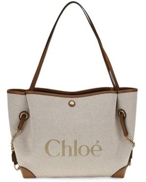 Chloé Chloé Klaver Boodschappentas - Wit