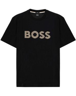 BOSS T Shirt "C Thompson" Con Logo - Black
