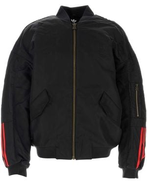 ADIDAS X WILLY CHAVARRIA Nylon Oversize Bomber Jacket - Black