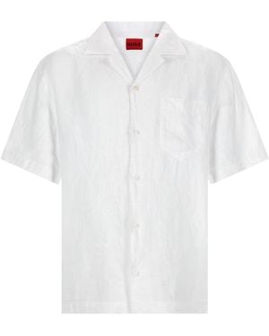 HUGO Linen Shirt - White