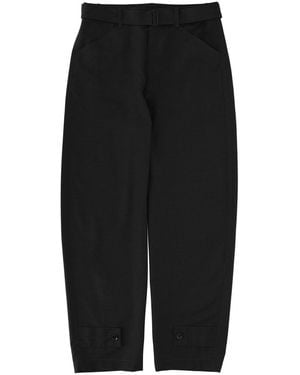 Lemaire Curved Tailored Trousers - Black