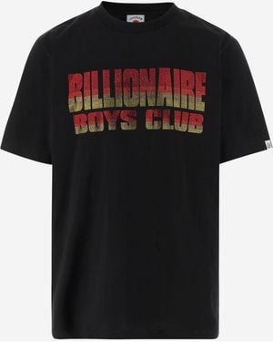 Billionaire Cotton T Shirt With Logo - Black