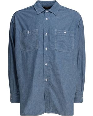 Beams Plus Work Chambray Shirts - Blue