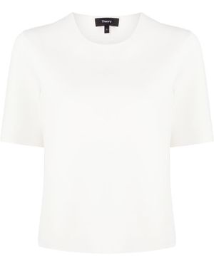 Theory Os Cn Tshirt.Compact Clothing - White